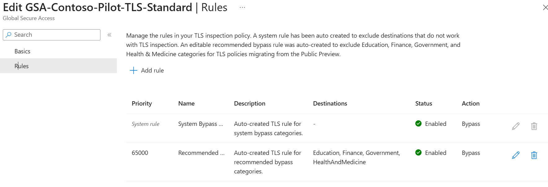 Step 5 - Create the TLS inspection policy - screenshot 12