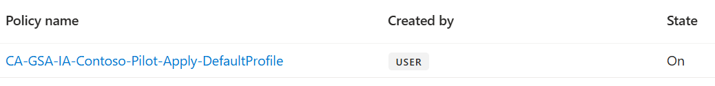 Step 8 - Link the security profile via Conditional Access - screenshot 16