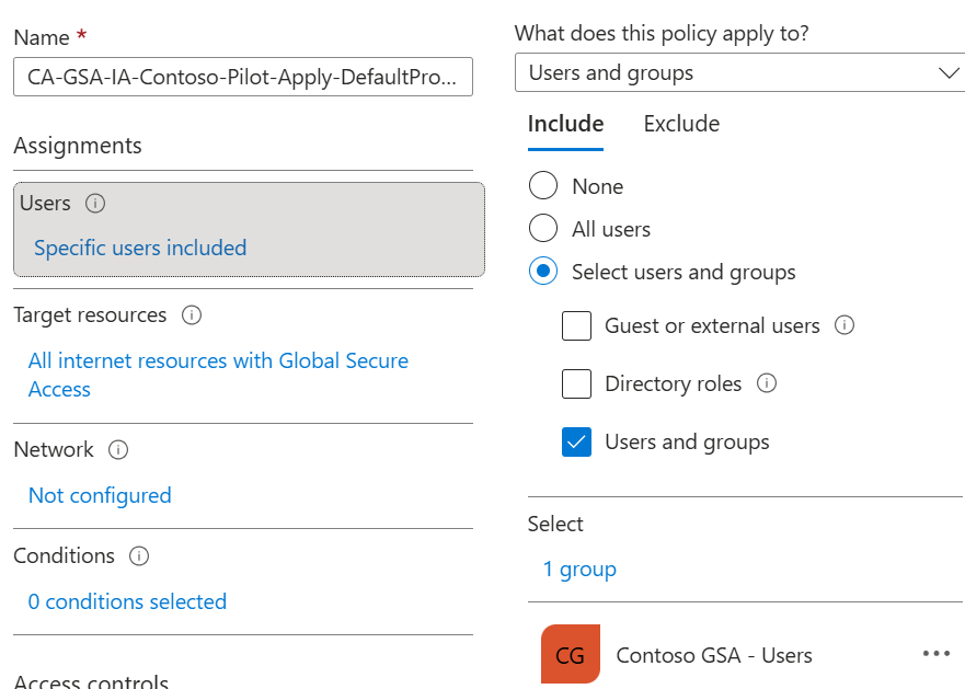 Step 8 - Link the security profile via Conditional Access - screenshot 17