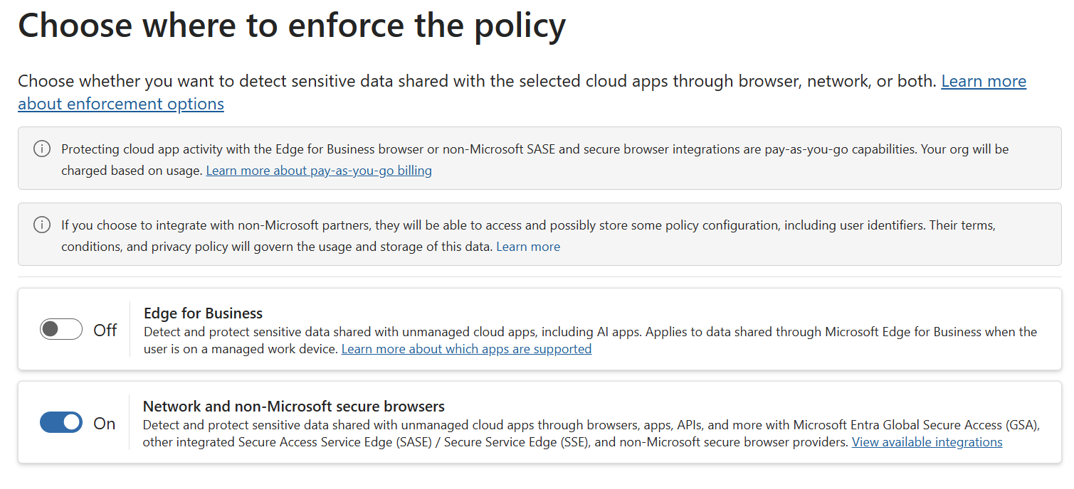 Step 10 - Create the Purview DLP policy - screenshot 26