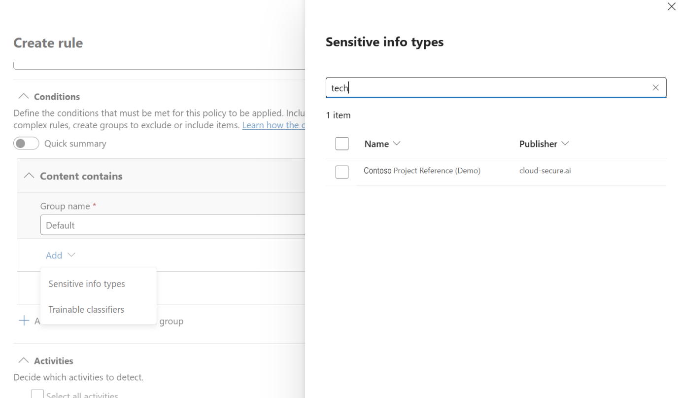 Step 10 - Create the Purview DLP policy - screenshot 31